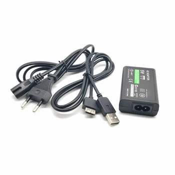 Настенное Зарядное устройство Источник Питания Переменного Тока Адаптер переменного тока с USB-кабелем Для Зарядки Sony PlayStation PSVITA PS Vita PSV 1000 PSV1000 EU/US Plug