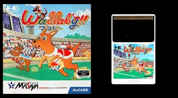 16-битный компьютерный движок HU-CARD: WALLABY!! (Японская версия!!)