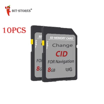 10 шт. OEM/ODM черный 8 ГБ chang CID SD карта карта памяти UHS-I карта флэш-памяти 128 ГБ 512 ГБ высокая скорость навигации до 85 м