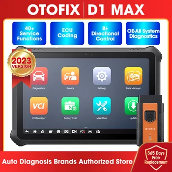 Диагностический сканер OTOFIX D1 Max Двунаправленный Bluetooth Scan Tool ECU Coding OBD2 Инструменты Диагностики 2 Года Бесплатного обновления