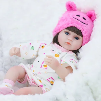 42 см Кукла Reborn Baby для малышей, Розовая Принцесса, Мягкое силиконовое виниловое тело, Реалистичная кукла с 3D глазами, детские игрушки, подарки
