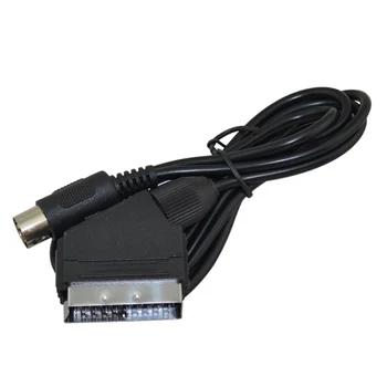 100 шт. оптом Scart AV-кабель для SEGA Genesis для Mega Drive MD 1 для NEO GEO C-Pin PAL EU Plug