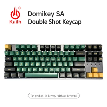 Kailh & Domikey Seals SA Profile Double shot ABS keycaps для игровой механической клавиатуры MX switch набор из 158 клавишных колпачков
