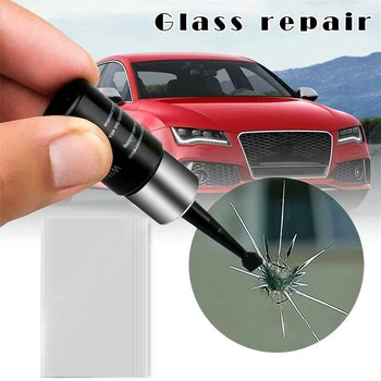 Средство Для нано-ремонта автомобильных стекол, жидкость для ремонта стекол, набор инструментов для ремонта автомобильных стекол, жидкость для нано-ремонта трещин, царапин