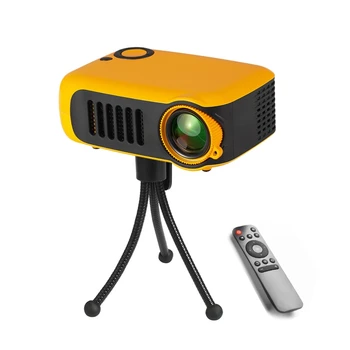 Мини-проектор Портативный светодиодный Видеопроектор для мультяшного ТВ-фильма, детский подарок, вечерние игры, Пико-фильм, проект для дома