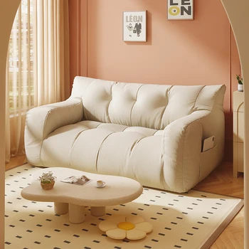 Диван для гостиной Bean Bag Двухместный Современный минималистичный Ленивый диван Спальни Дизайнерская мебель для гостиной Relax Canape Salon De Luxe ШХВХГ