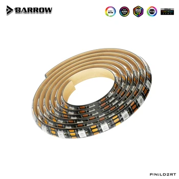 Barrow LD2RT-50/100 5V A-Разноцветные полосы освещения RGB, встроенные в корпус, самоклеящиеся, мягкие, водонепроницаемые, обрезаются по длине