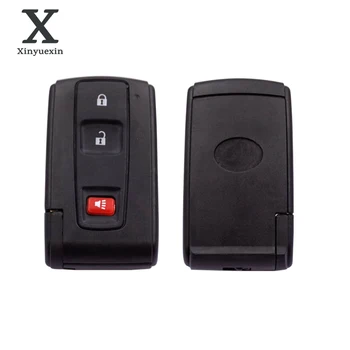 Xinyuexin 2 + 1 Кнопки 3 Кнопки Дистанционного Ключа Автомобиля Чехол для Toyota Prius Corolla Verso Smart Key Card Чехол с Лезвием Toy43