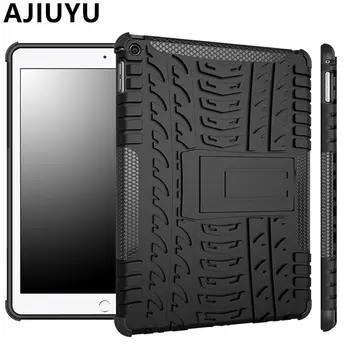 AJIYUYU Чехол Для iPad Air 2 9,7-дюймовый Чехол Air2 Armor Противоударный Сверхпрочный Кремний + подставка для ПК Smart Cover Защитная оболочка TPU Case