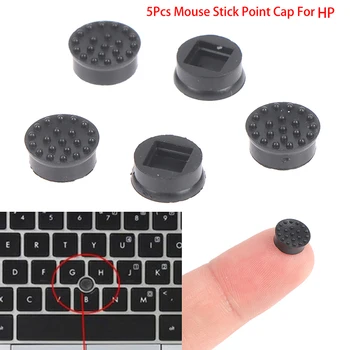 5 шт. черная клавиатура для ноутбука Trackpoint pointer, черные колпачки для мыши, наконечники для ноутбука HP