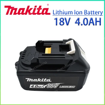 Makita Перезаряжаемая Литий-ионная батарея 18V 4.0Ah Для Makita BL1830 BL1815 BL1860 BL1840 194205-3 Сменный Аккумулятор Для Электроинструментов
