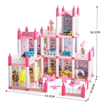 Кукольный домик, детские игрушки, игрушка принцессы, Миниатюрные аксессуары для кукольного домика, Кавайные ролевые игры для Барби, Игра для девочек 