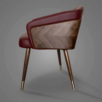 Скандинавский Офисный Массажный обеденный стул, Роскошное Деревянное кресло, Высококачественные кресла для отдыха, Эргономичная мебель для салона Cadeira MZY