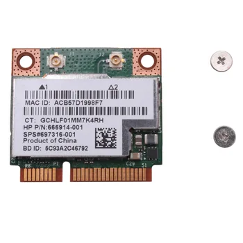Двухдиапазонный BCM943228HMB 802.11A/B/G/N 300 Мбит/с Wifi Беспроводная карта Bluetooth 4.0 Half MINI Pci-E Для Ноутбука Wlan 2,4 ГГц 5 ГГц