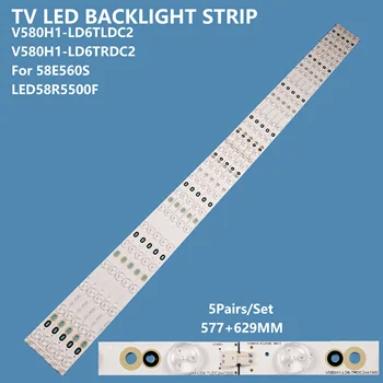 Светодиодная лента для телевизора с ЖК-подсветкой V580H1-LD6-TRDC2 Для 58E560S LED58R5500F Светодиодная лента с подсветкой для телевизора
