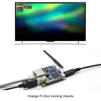 Для Orange Pi Zero Allwinner H3 ARM Cortex-A7 Четырехъядерный Компьютер с памятью 256 МБ для Компиляции Android Linux Development Board