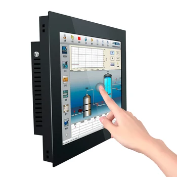 19-дюймовый Встраиваемый промышленный Компьютер All-in-one Mini Tablet PC с Резистивным сенсорным экраном с RS232 COM для Win10 Pro 1440* 900