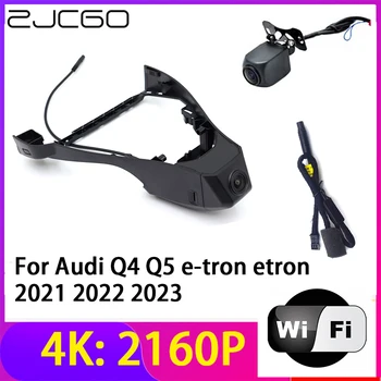 ZJCGO 4 К 2160 P Регистраторы Видеорегистраторы для автомобилей Камера 2 Объектива Регистраторы Wi-Fi Ночное Видение Audi Q4 Q5 e-tron etron 2021 2022 2023