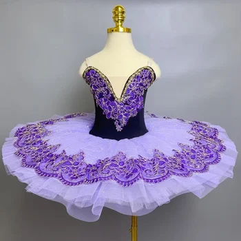 Новое балетное платье для девочек, детские костюмы 