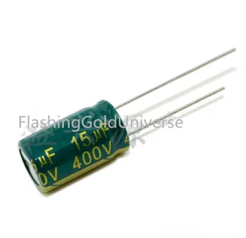 400 В 15 мкФ 15 МКФ 400 В Объем электролитического конденсатора 10*17 Лучшее качество New origina