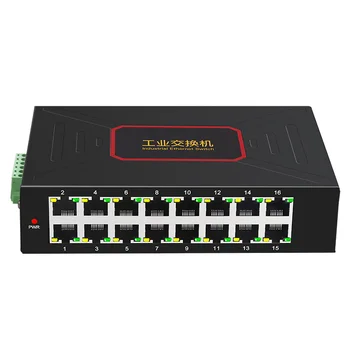 Оригинальная заводская поставка 16-портовых промышленных коммутаторов Ethernet 10/100 Мбит/с сетевой коммутатор RJ45