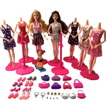 Новый Модный Набор Кукол Барби, Большой Подарок, Звездные Фигурки, Модели, Милые Игрушки 