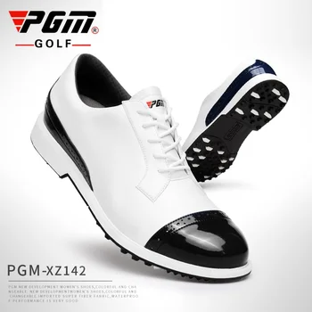 Обувь для гольфа Pgm, Мужская Водонепроницаемая Дышащая обувь для гольфа, Нескользящие спортивные кроссовки, уличные кроссовки для гольфа в стиле Броги